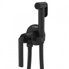 Elghansa URBAN XQ 22X3301-Black Смеситель встраиваемый с гигиеническим душем однорычажный, черный 