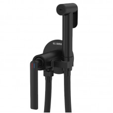 Elghansa URBAN XQ 22X3301-Black Смеситель встраиваемый с гигиеническим душем однорычажный, черный