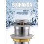 Elghansa Waste Systems WBT-111 Донный клапан 1 1/4" для раковины без перелива Click-Clack, RoundLine, хром