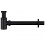 Elghansa  WBT-512-Black Сифон для раковины 1-1/4" цилиндрический, черный
