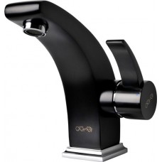 KORDI Black Line Edition KD 19801 - D55 Black Смеситель для раковины, чёрный
