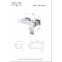 KORDI Baden KD 5222-D46 White Смеситель для душевой системы 2Н, белый