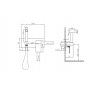 Landberg LB211601 Гигиенический набор (со смесителем), хром