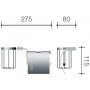 SCHEIN Allom 226E-2-R Бумагодержатель+освежитель, хром