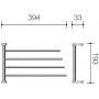 SCHEIN Swing 32844 Полотенцедержатель поворотный 4-ой, хром