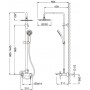 SCHEIN Icon 47415/8026055 Душевая система, хром