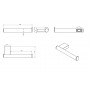 Langberger Accessories 28043C-BP Бумагодержатель без крышки, черный матовый