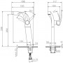 SСHEIN Whirl 42221/8035002 CR Смеситель для раковины, хром