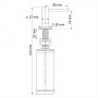 WasserKraft K-1299 Дозатор для моющих средств, хром