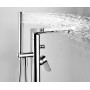 WasserKraft Dinkel 5821 Смеситель для ванны напольный, хром